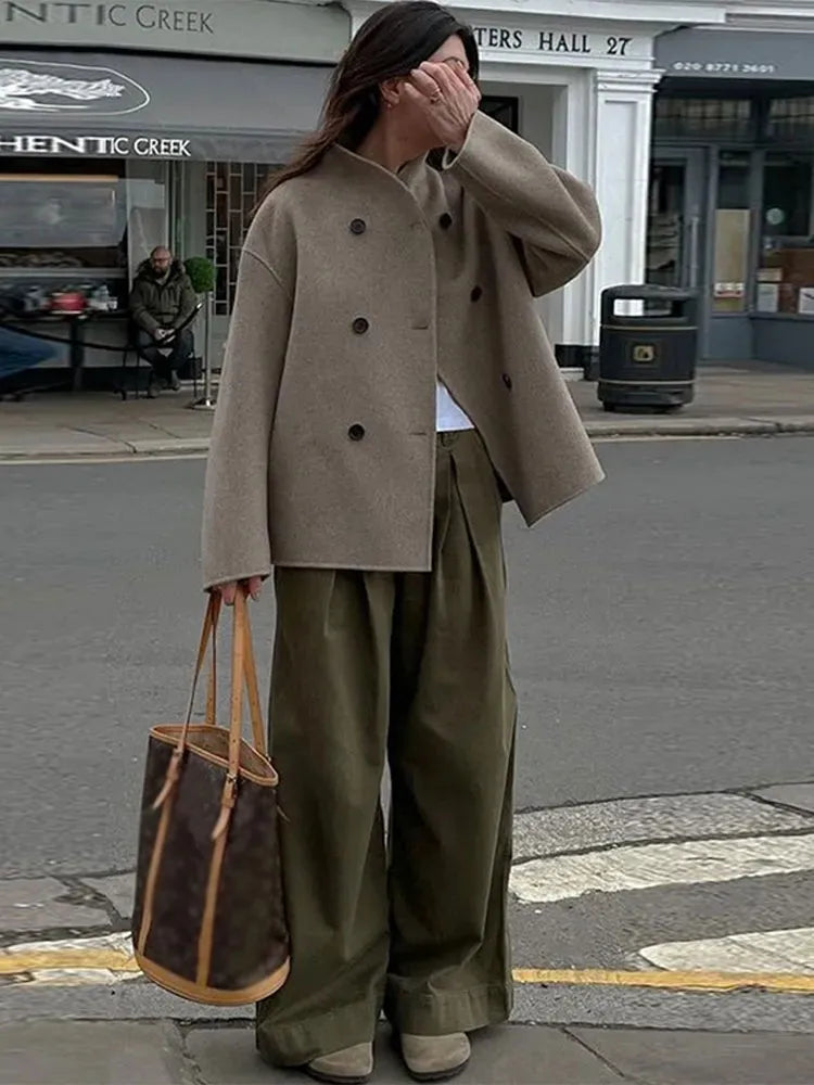 Manteau en laine élégant pour femme