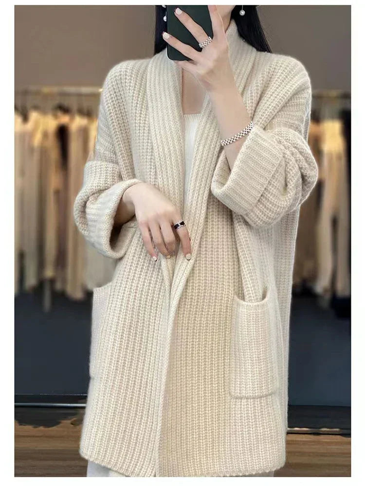 Lois | Cardigan D'hiver Chaud Pour Femme | Manches Longues