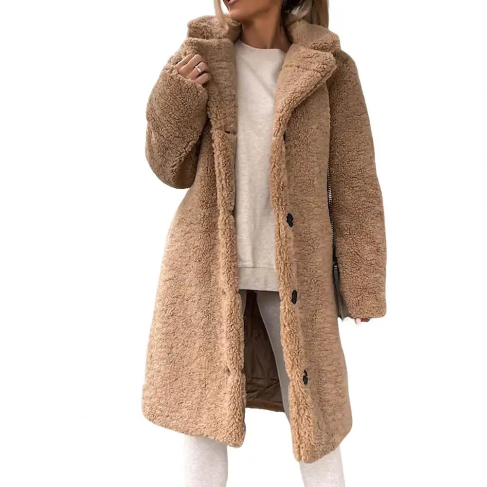 Delphine - Manteau Chic en Peluche