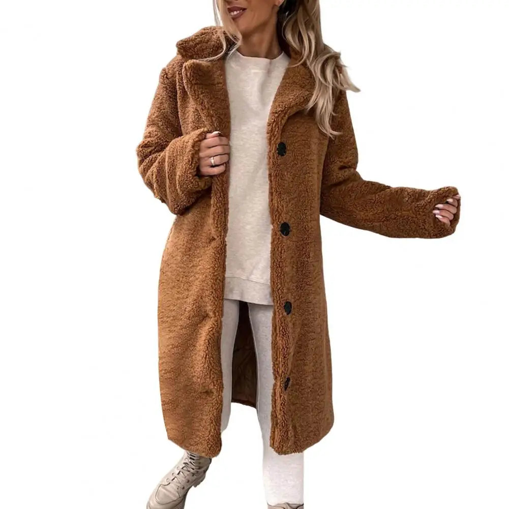 Delphine - Manteau Chic en Peluche