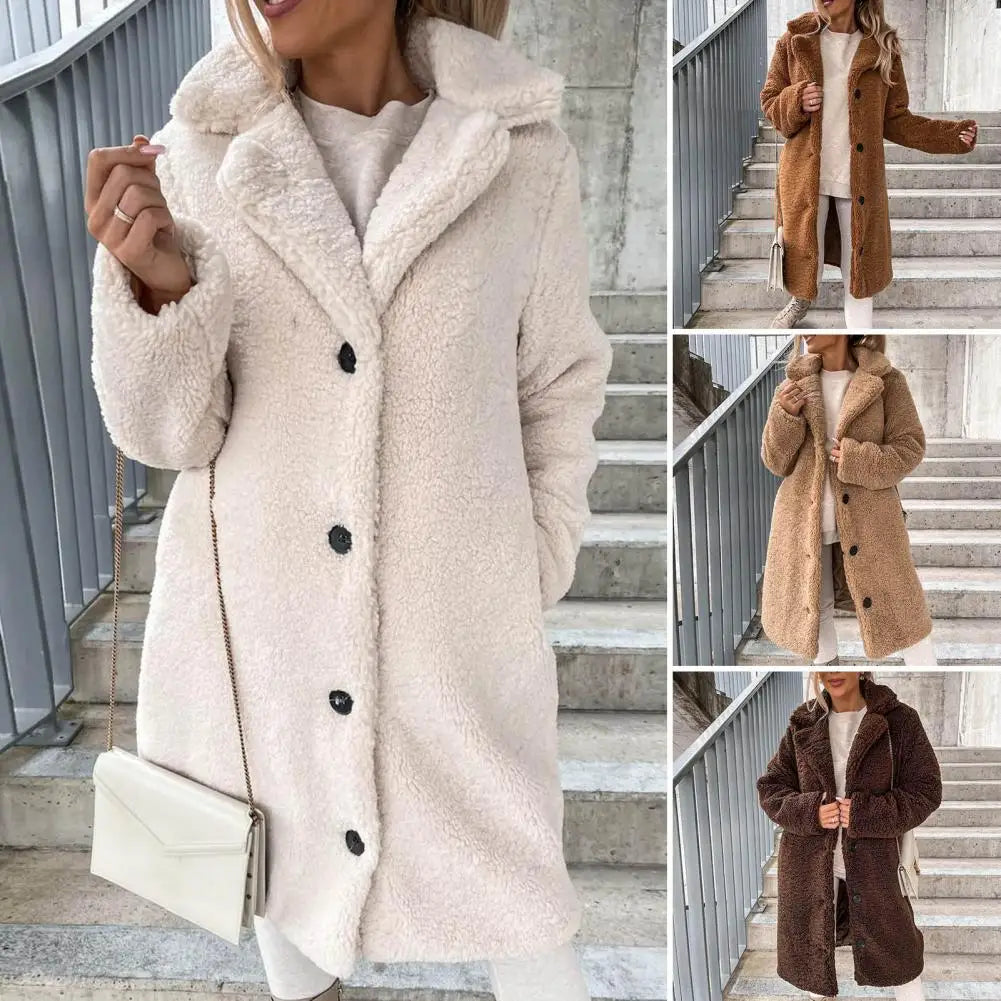 Delphine - Manteau Chic en Peluche