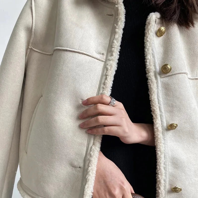 Constance - Veste Sherpa Raffinée