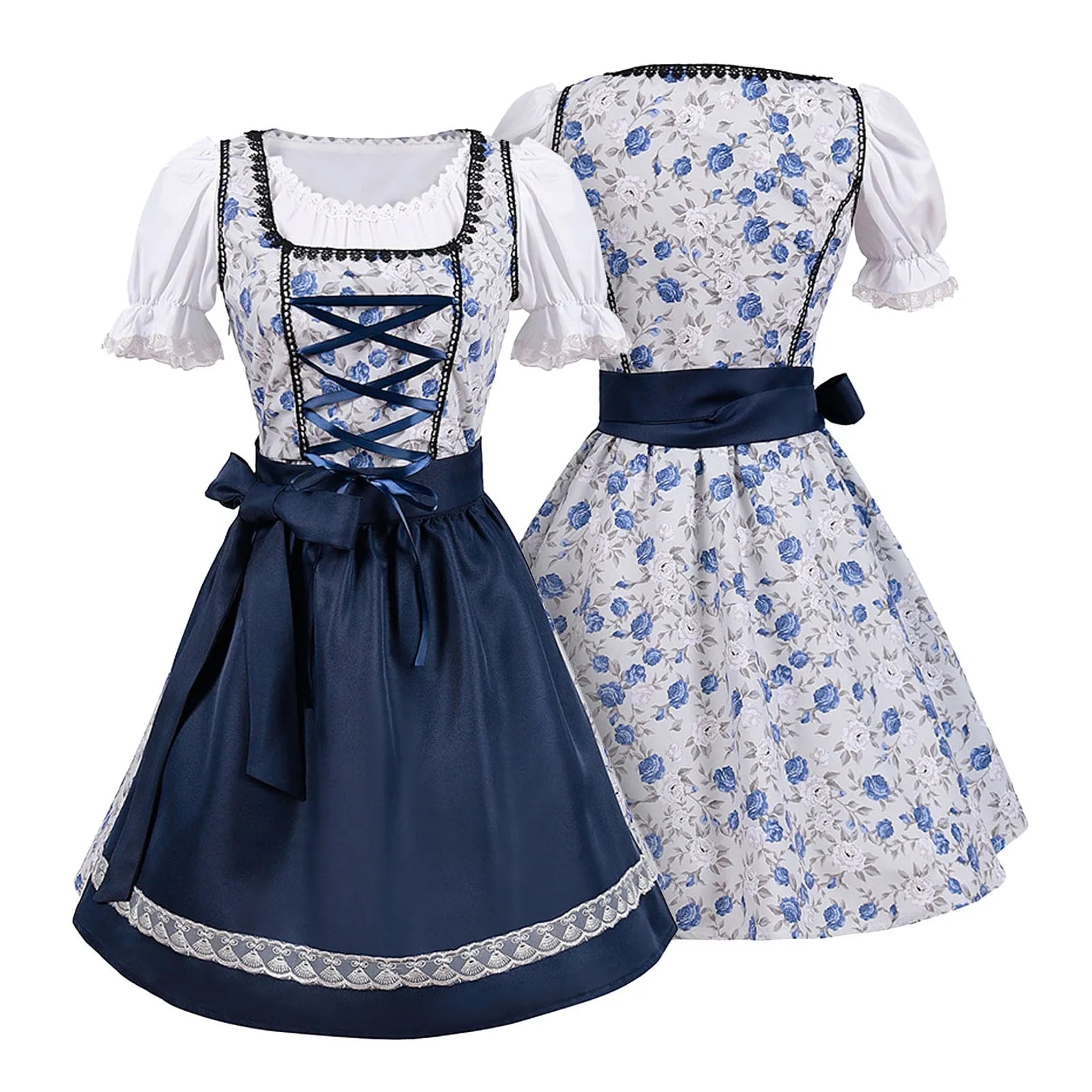 Adeline | Robe corset classique pour femmes | Bleue