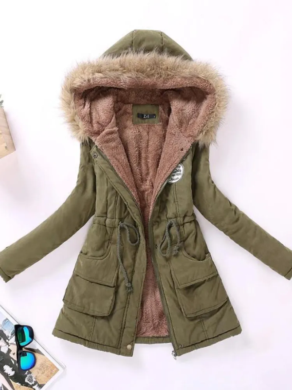 Sophie - Parka à Capuche Slim: Élégante et Confortable