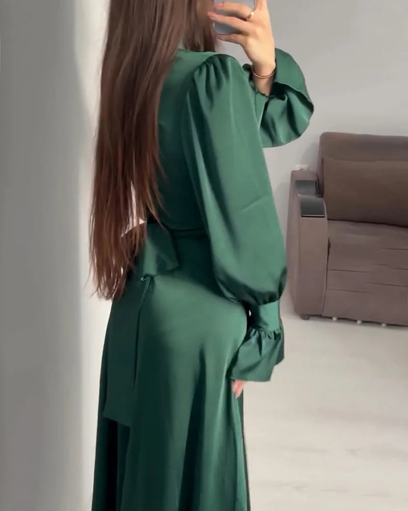 Serena | Femme Robe Longue | Vert