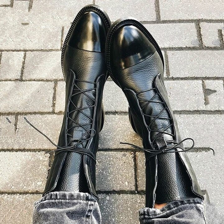 Marion - Bottes d’Hiver en Cuir pour Femme