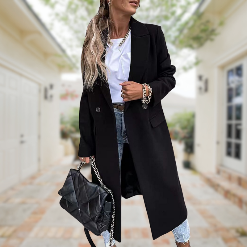 Isabelle Moreau® | Manteau long élégant et stylé