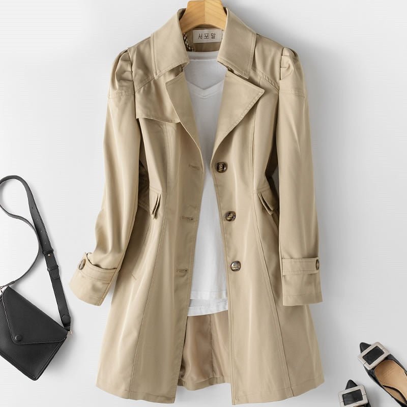 Florine | Trench-coat Classique Pour Femme | Imperméable