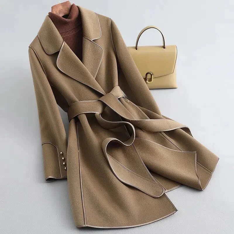 Clarisse - Trench-Coat en Laine Classique