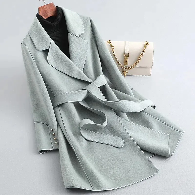 Clarisse - Trench-Coat en Laine Classique