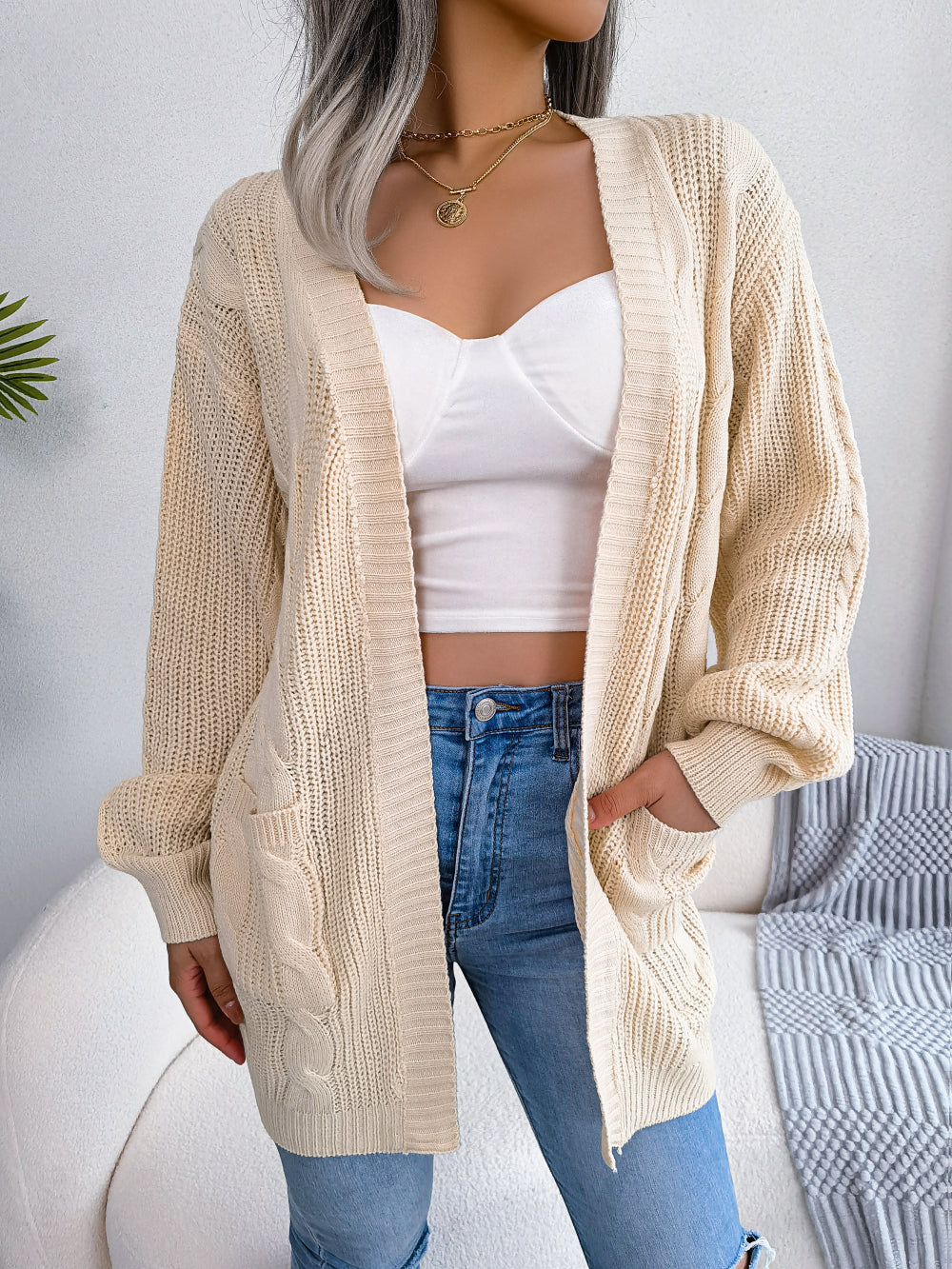 Alda® | Cardigan général chic et décontracté