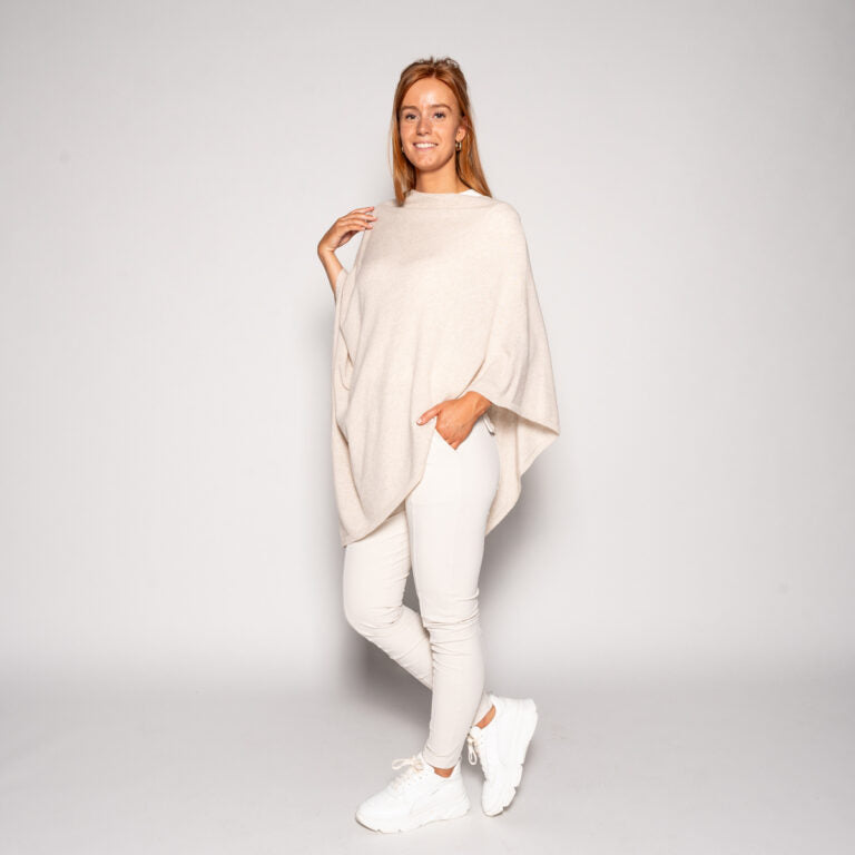 Mery - Poncho mode avec asymétrie