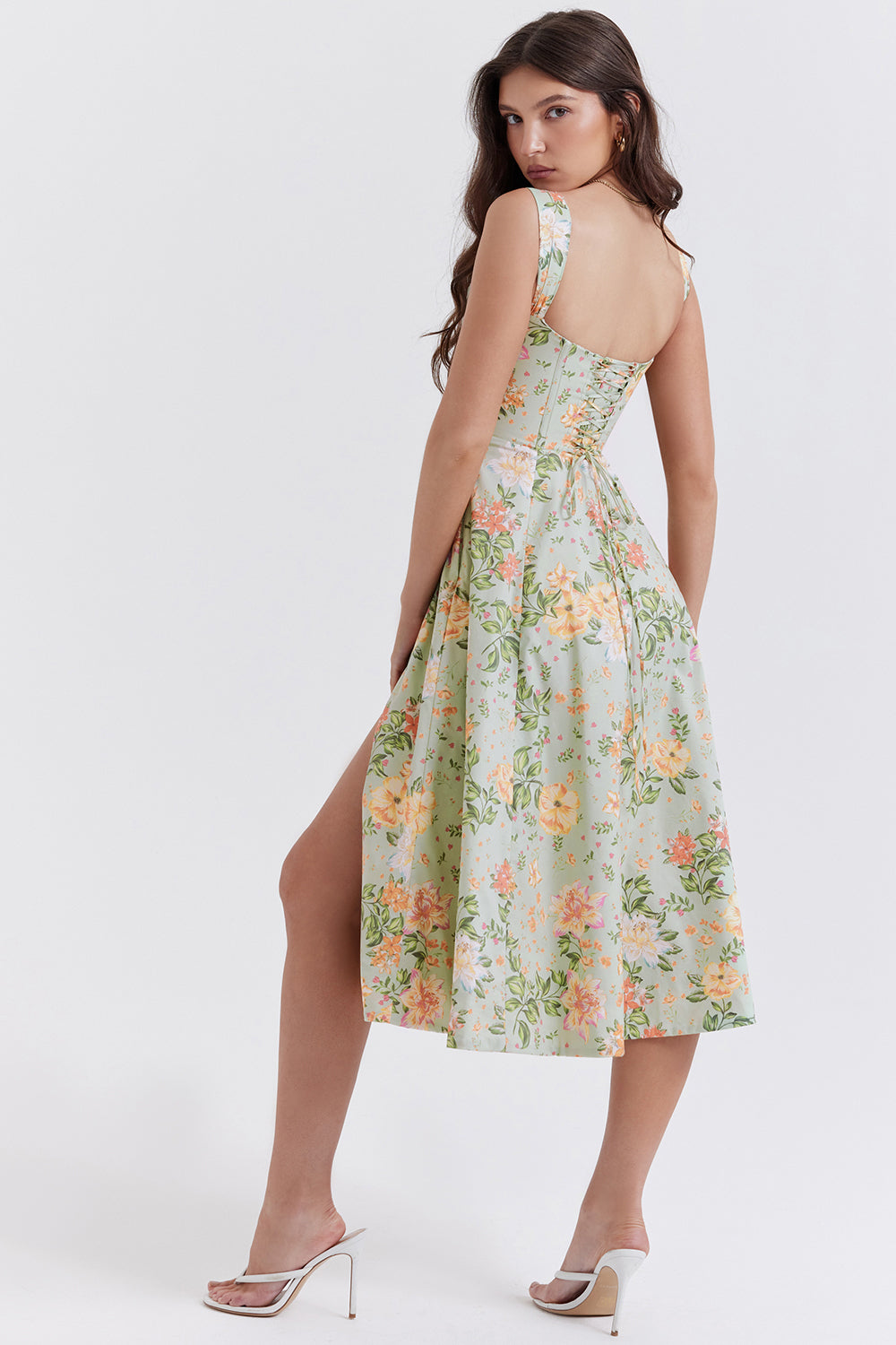 Boutique - Robe d'été mi-longue Blossom Breeze à imprimé floral