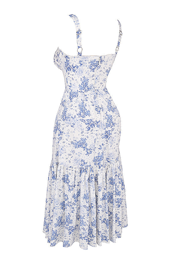 Boutique - Robe d'été mi-longue Blossom Breeze à imprimé floral