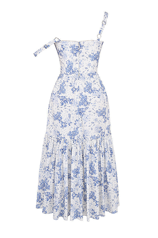 Boutique - Robe d'été mi-longue Blossom Breeze à imprimé floral