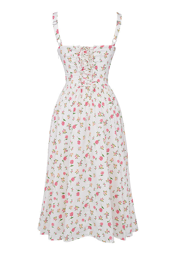 Boutique - Robe d'été mi-longue Blossom Breeze à imprimé floral