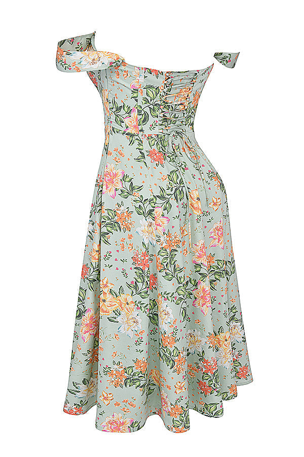 Boutique - Robe d'été mi-longue Blossom Breeze à imprimé floral