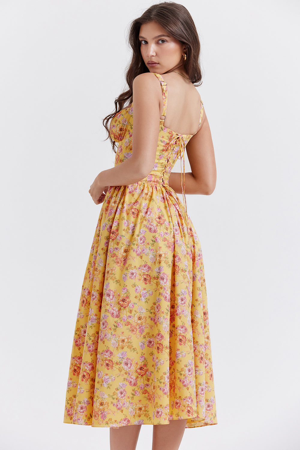 Boutique - Robe d'été mi-longue Blossom Breeze à imprimé floral