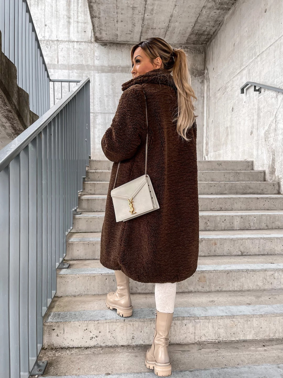 Lilou – Manteau en teddy pour un look chaleureux et confortable